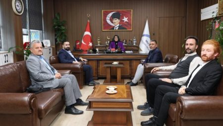 İHH Mersin Şube Başkanı Mehmet Furkan Özbay, İl Milli Eğitim Müdürü Fazilet Durmuş’u Ziyaret Etti