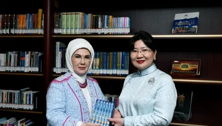 Emine Erdoğan ve Luvsandorj’dan Dostluk Köprüsü: ‘Kültür ve Sanatla Güçleniyoruz’