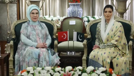 Emine Erdoğan, Pakistan Cumhurbaşkanı Zerdari’nin kızıyla eğitim ve çevre konularını görüştü