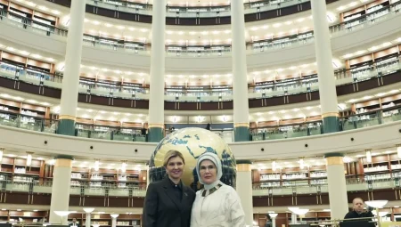 Emine Erdoğan ve Olena Zelenska, Ankara’da Ukraynalı savaş mağduru çocukları ziyaret etti