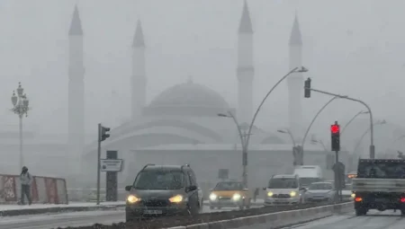 Ağrı’da 19-20 Şubat’ta Kuvvetli Kar Yağışı ve Buzlanma Uyarısı Yapıldı