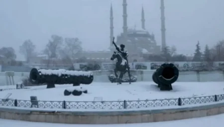Edirne’de Kar Yağışı Etkili Oluyor! Bugün Hava Durumu Nasıl?