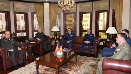 Genelkurmay Başkanı Metin Gürağ, İspanya Hava ve Uzay Kuvvetleri Komutanı Braco Carbo’yu Kabul Etti