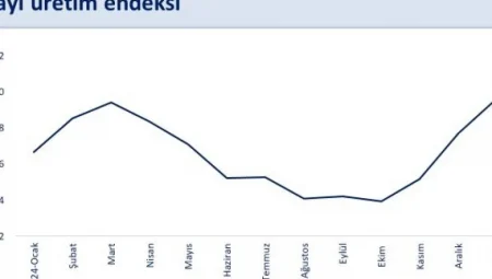 Sanayi üretimi ocakta aylık bazda daraldı, yıllık bazda artışını sürdürdü