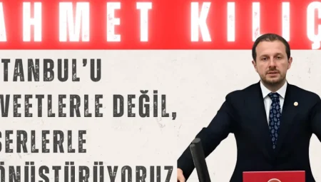 AK Parti’li Ahmet Kılıç: ‘İstanbul’u Tweetlerle Değil, Eserlerle Dönüştürüyoruz’