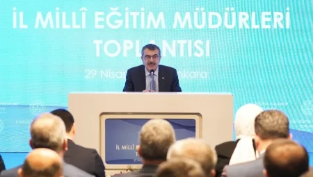Yusuf Tekin 81 İlin Eğitim Müdürüyle Bir Araya Geldi: ‘Afet Bilinci Kursları Açılacak’