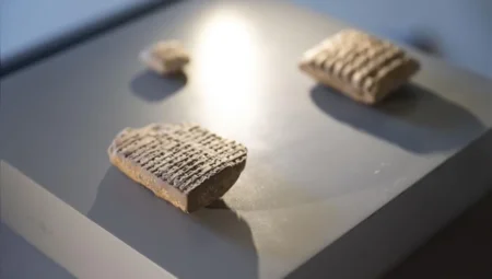 Türkiye, Irak’a ait 6 çivi yazılı kil tableti törenle teslim etti