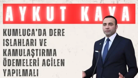 CHP’li Aykut Kaya: “Kumluca’da dere ıslahları ve kamulaştırma ödemeleri acilen yapılmalı”
