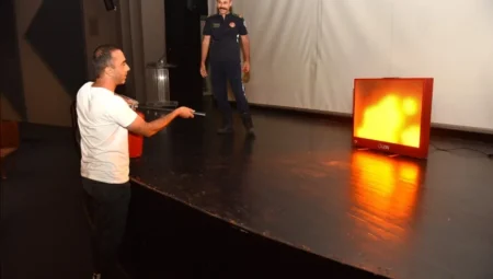 Yıldırım Belediyesi’nden belediye personeline kapsamlı yangın ve acil durum eğitimi