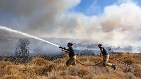 İzmir’de Buca ve Aliağa’da Çıkan Yangınlar Saatler Süren Müdahalenin Ardından Kontrol Altına Alındı