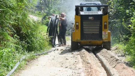 Giresun Kayadibi Mahallesi’nde 250 Metrelik Yeni İçme Suyu Hattı Çalışması Başlatıldı