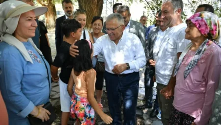 Başkan Büyükkılıç, Soysallı Milli Parkı’nda vatandaşlarla ve çocuklarla bir araya geldi