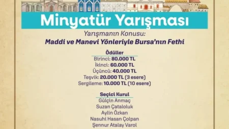Bursa’nın Fethinin 700. Yılına Özel: Yıldırım Belediyesi’nden Hikâye ve Minyatür Yarışmaları